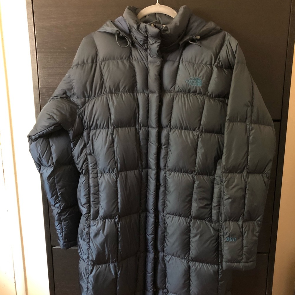 Gently Used The North Face Long Down Jacket